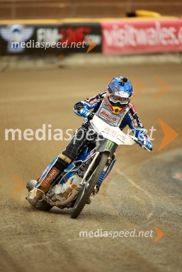  Jaroslaw  Hampel, speedwayist (Poljska)Speedway GP 2014, VN Nova Zelandija, uradna predstavitev voznikov in prvi prosti trening
