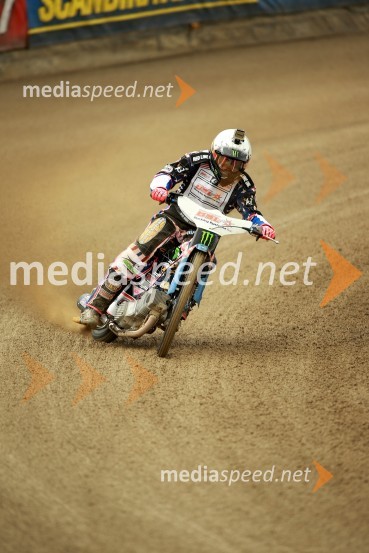  Greg  Hancock, speedwayist (ZDA)Speedway GP 2014, VN Nova Zelandija, uradna predstavitev voznikov in prvi prosti trening