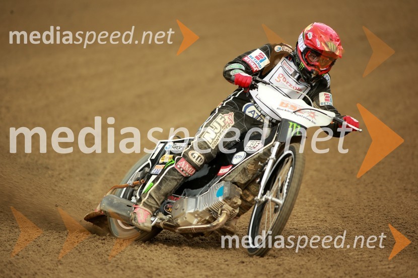  Tai  Woffinden, speedwayist (Velika Britanija)Speedway GP 2014, VN Nova Zelandija, uradna predstavitev voznikov in prvi prosti trening