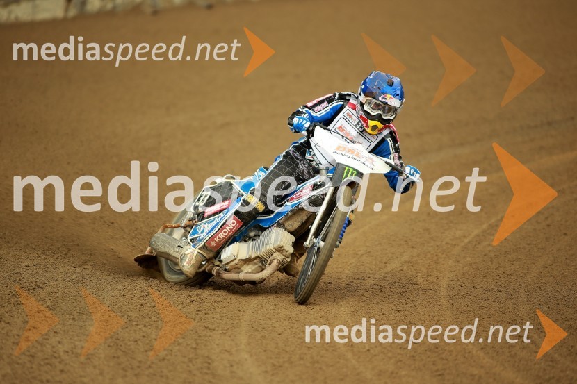  Jaroslaw  Hampel, speedwayist (Poljska)Speedway GP 2014, VN Nova Zelandija, uradna predstavitev voznikov in prvi prosti trening