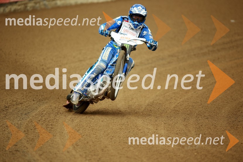  Matej Žagar, speedwayist (Slovenija)Speedway GP 2014, VN Nova Zelandija, uradna predstavitev voznikov in prvi prosti trening