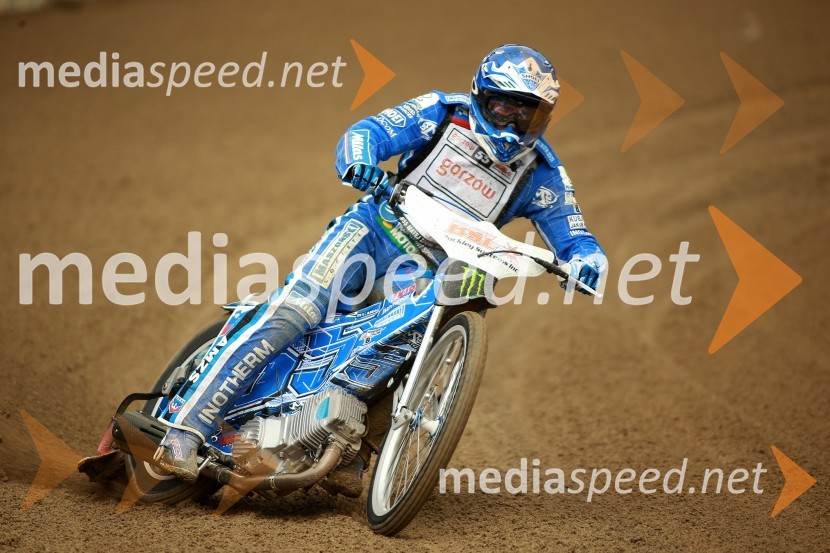  Matej Žagar, speedwayist (Slovenija)Speedway GP 2014, VN Nova Zelandija, uradna predstavitev voznikov in prvi prosti trening
