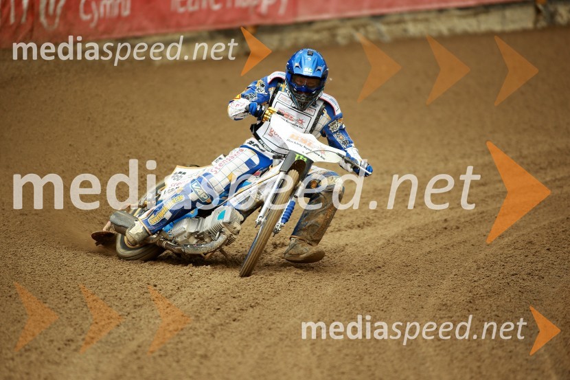  Fredrik  Lindgren, speedwayist (Švedska)Speedway GP 2014, VN Nova Zelandija, uradna predstavitev voznikov in prvi prosti trening