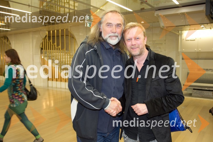  Dragan  Bulič, glasbeni urednik;  Matjaž Javšnik, igralecČista norišnica, premiera komedije