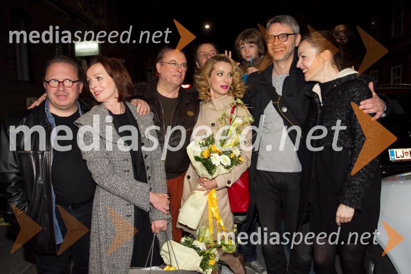  Jaša Jamnik, režiser;  Bernarda Oman, igralka;  Gojmir Lešnjak Gojc, igralec;  Maša Derganc, igralka;  Tijo Leventič;  Primož Ekart, igralec;  Iva Babić, igralkaČista norišnica, premiera komedije