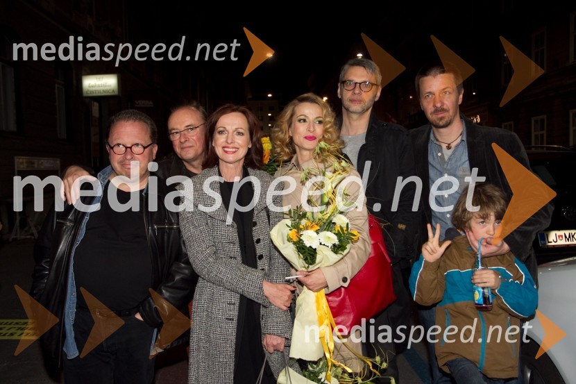  Jaša Jamnik, režiser;  Gojmir Lešnjak Gojc, igralec;  Bernarda Oman, igralka;  Maša Derganc, igralka;  Primož Ekart, igralec;  Damir Leventič, igralec;  Tijo LeventičČista norišnica, premiera komedije