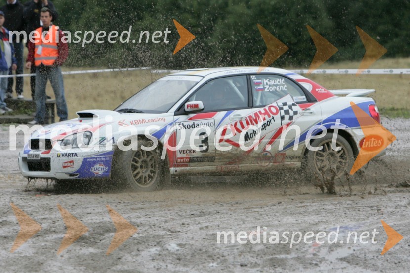 Tomaž Kaučič in Peter Zorenč (Slovenija)RALLY, 3.Škoda rally Maribor