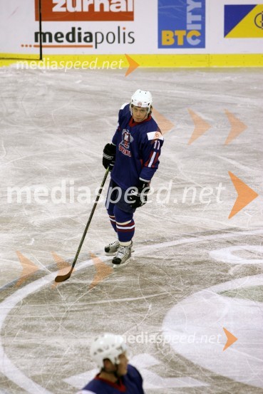 Anže Kopitar, hokejistHokejska tekma med Slovenijo in Madžarsko