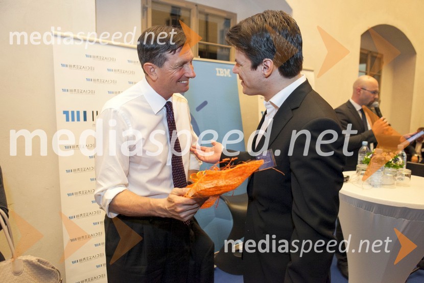  Borut Pahor, predsednik Republike Slovenije; mag. Jernej Buzeti, predsednik, Mreža idejMreža idej: konferenca Marčeve ide