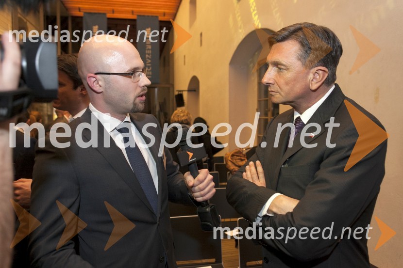  Matej Rajk, Mreža idej;  Borut Pahor, predsednik Republike SlovenijeMreža idej: konferenca Marčeve ide