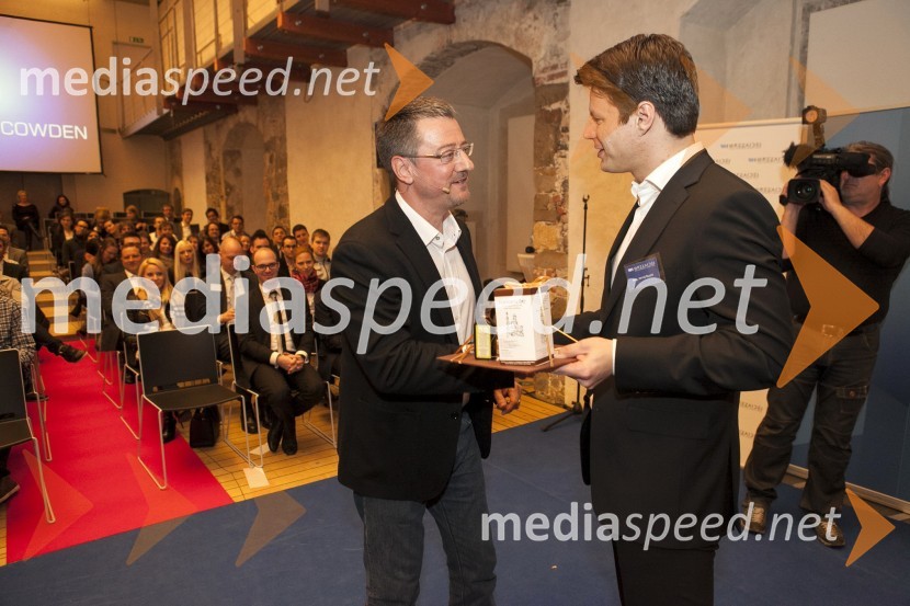  Patrick D. Cowden, podjetnik in manager; mag. Jernej Buzeti, predsednik, Mreža idejMreža idej: konferenca Marčeve ide