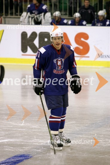 Anže Kopitar, hokejistHokejska tekma med Slovenijo in Madžarsko