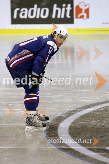 Anže Kopitar, hokejistHokejska tekma med Slovenijo in Madžarsko