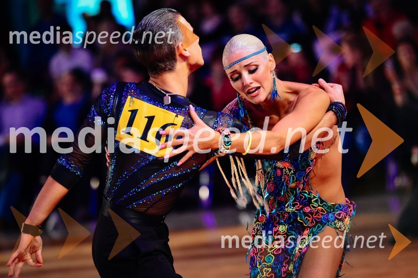  Bojan Lazareski, plesalec;  Tjaša Novak, plesalkaLjubljana open 2014, sobota