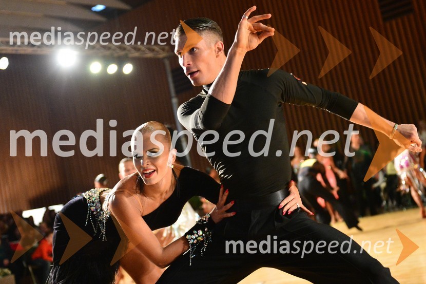  Nadiya  Bychkova, plesalka;  Miha Vodičar, plesalecLjubljana open 2014, sobota