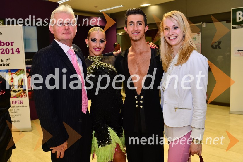  Fredi Novak, plesni strokovnjak in lastnik PK Fredi;  Anja Pritekelj, plesalka;  Matej Pritekelj, plesalec;  Valerija Rahle, nekdanja plesalka in učiteljica plesaLjubljana open 2014, sobota