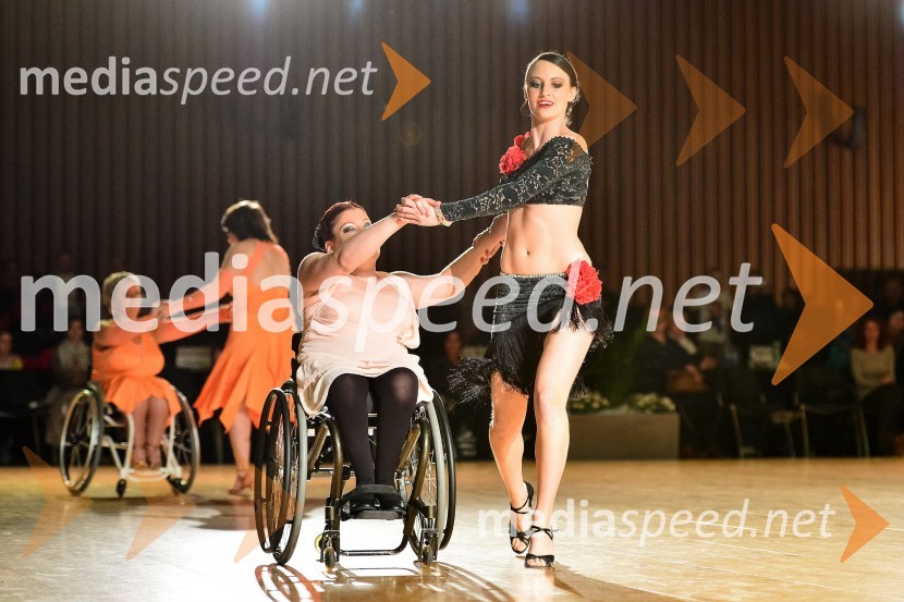  Ines Goloboč, plesalka;  Anja  Krštinc, plesalkaLjubljana open 2014, sobota