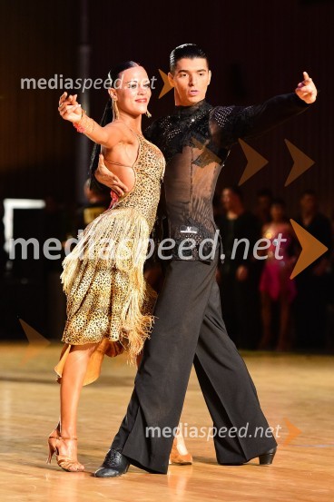  Ana Jurenec, plesalka;  Vedran  Ćelić, plesalecLjubljana open 2014, sobota