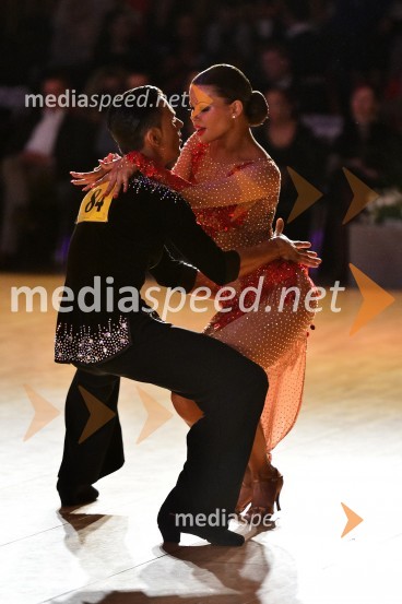  Kristijan Burazer, plesalec;  Martina  Plohl, plesalkaLjubljana open 2014, sobota