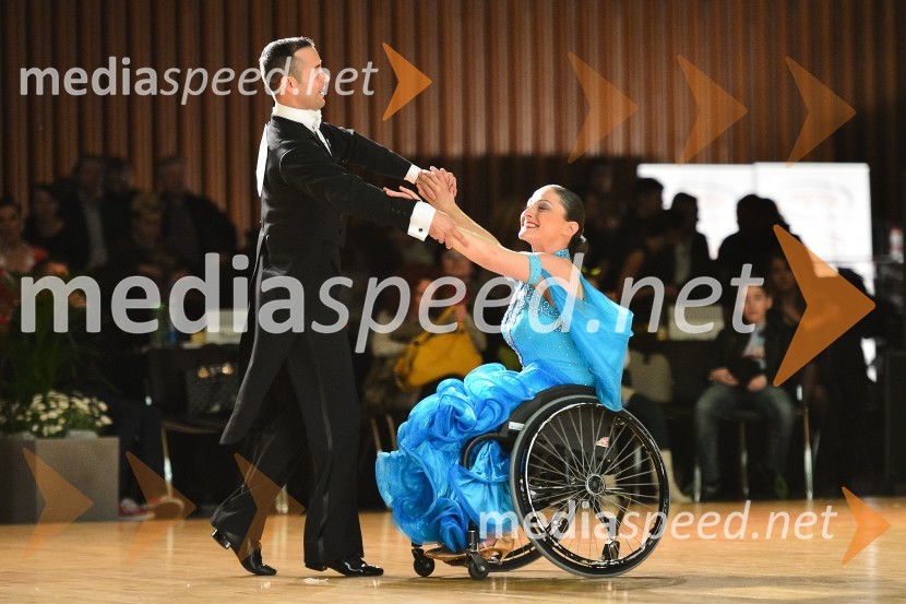  Klemen  Pirman, plesalec;  Barbara  Šamperl, plesalkaLjubljana open 2014, sobota