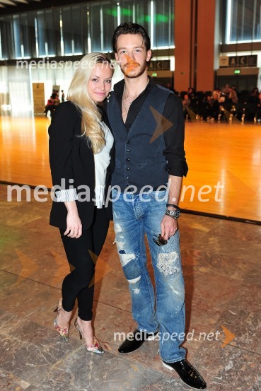  Sasha  Averkieva, plesalka;  Klemen Prašnikar, plesalecLjubljana open 2014, sobota