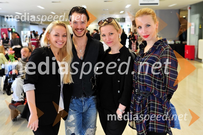  Sasha  Averkieva, plesalka;  Klemen Prašnikar, plesalec;  Jagoda Batagelj, plesalka;  Maja Geršak, plesalkaLjubljana open 2014, sobota