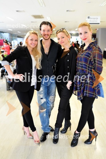  Sasha  Averkieva, plesalka;  Klemen Prašnikar, plesalec;  Jagoda Batagelj, plesalka;  Maja Geršak, plesalkaLjubljana open 2014, sobota