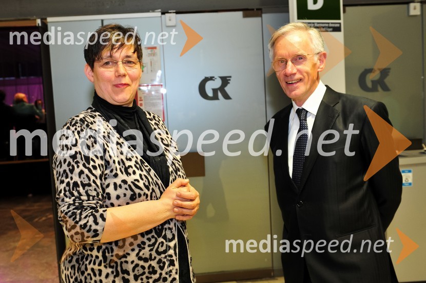   Nataša Ambrož,  plesna strokovnjakinja; mag. Drago  Šulek, predsednik Plesne zveze SlovenijeLjubljana open 2014, sobota