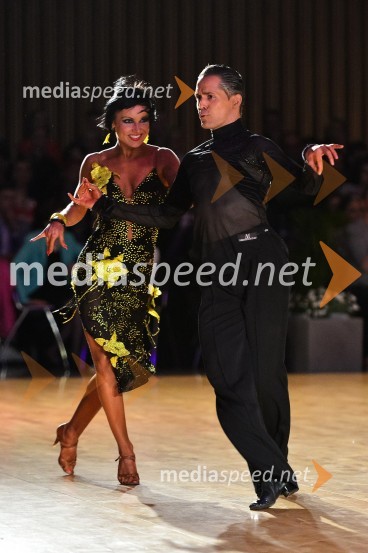  Alina Nowak, plesalka;  Edgar Marcos  Borjas, plesalecLjubljana open 2014, sobota