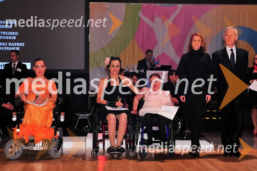  ... ;  Nina  Wabra Jakič, plesalka;  Ines Goloboč, plesalka;  Katarina Venturini, nekdanja plesalka; mag. Drago  Šulek, predsednik Plesne zveze SlovenijeLjubljana open 2014, sobota