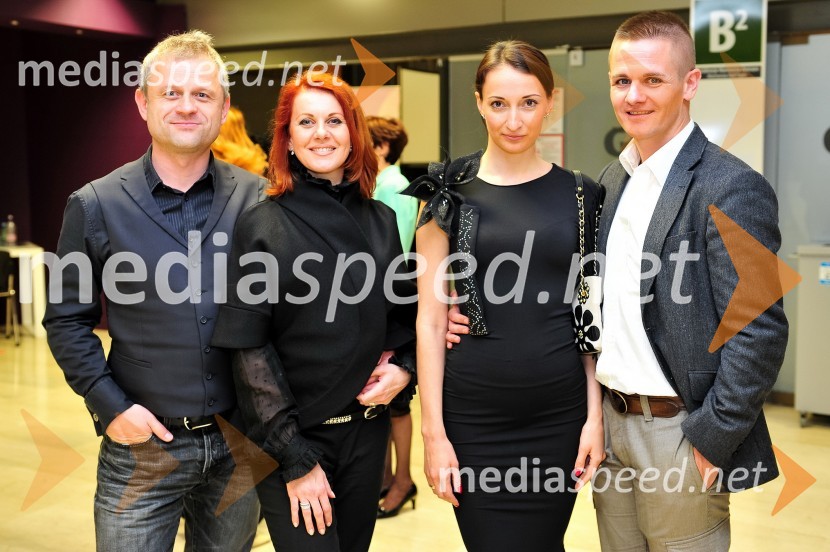  Damjan Küzmič, poslovnež;  Katarina Venturini, nekdanja plesalka;  Irena Rugelj Krajcer, modna oblikovalka;  Matej Krajcer, nekdanji plesalecLjubljana open 2014, sobota