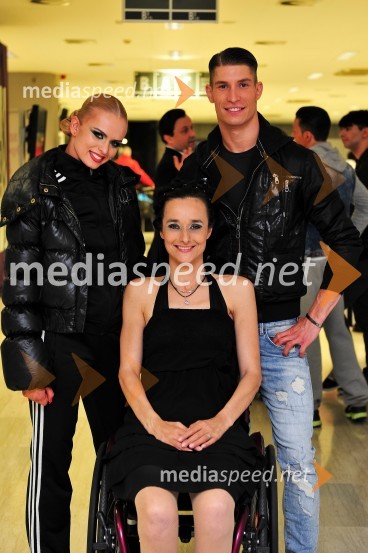  Nadiya  Bychkova, plesalka;  Nina  Wabra Jakič, plesalka;  Miha Vodičar, plesalecLjubljana open 2014, sobota