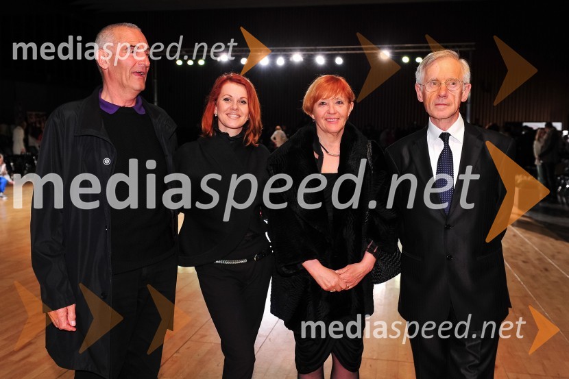  Niko Basarič, plesni strokovnjak in sodnik;  Katarina Venturini, nekdanja plesalka; dr. Meta Zagorc, plesna sodnica; mag. Drago  Šulek, predsednik Plesne zveze SlovenijeLjubljana open 2014, sobota