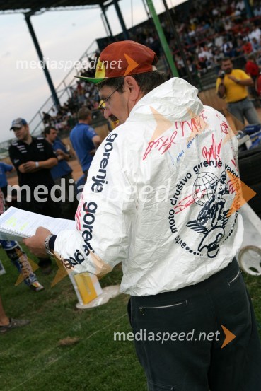 Boris Kotnjek, član CCP (komisije za speedway pri FIM)SPEEDWAY, 8. Zlata čelada
