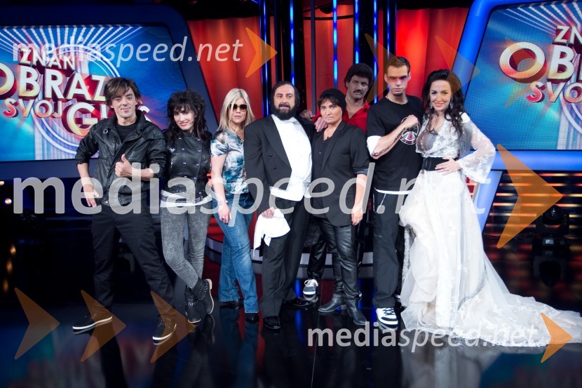  Tomaž Klepač, pevec;  Daša Gradišek, pevka;  Ana Maria Mitić, stand up komičarka;  Tomaž  Ahačič, pevec;  Natalija Kolšek, pevka;  Vlado  Pilja, glasbenik;  Matjaž Kumelj, maneken;  Eva  Hren, pevkaZnan obraz ima svoj glas