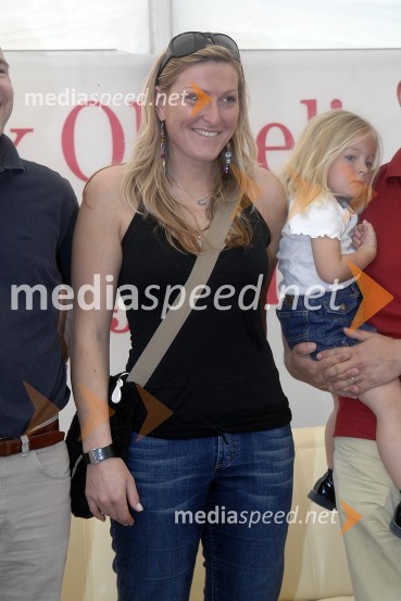 Janica Kostelić, nekdanja hrvaška smučarkaJanica Kostelić, nekdanja hrvaška smučarka na promociji T-Mobile