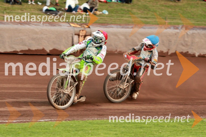  Maks Gregorič, AMTK Ljubljana;  Aleksander Čonda, ST LendavaVelikonočni ponedeljek v Krškem v znamenju speedwaya