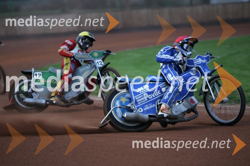 Matej Ferjan, Madžarska - Slovenija (levo) in Jurica Pavlic, SK Unia Goričan HrvaškaSPEEDWAY, 8. Zlata čelada