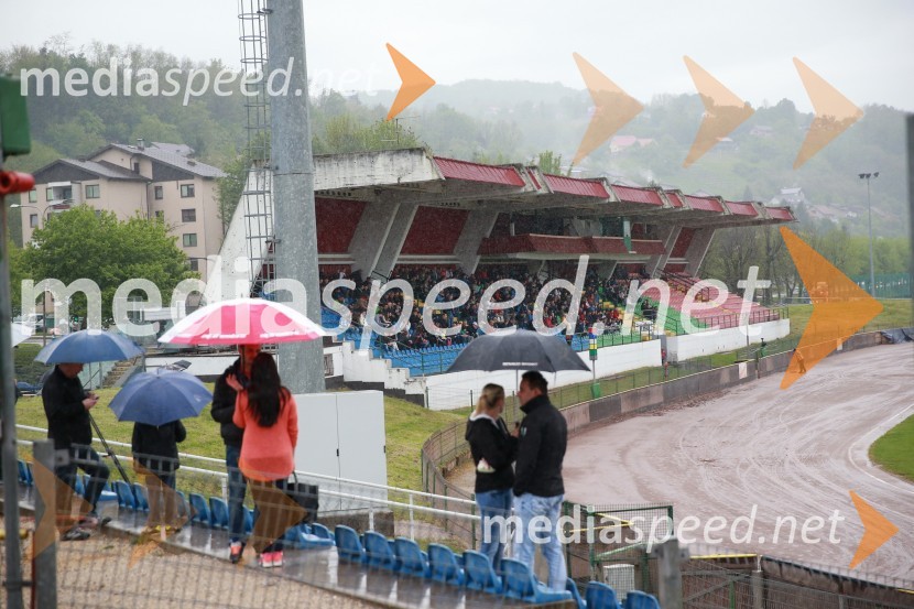 Stadion Matije Gubca, KrškoZaradi dežja odpovedana tekma državnega prvenstva v Krškem