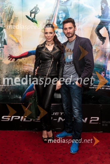  Iris Mulej, manekenka;  Danijel Utješanović, izvršni direktor Bled Film FestivalNeverjetni Spider-Man na Cineplexx predpremieri
