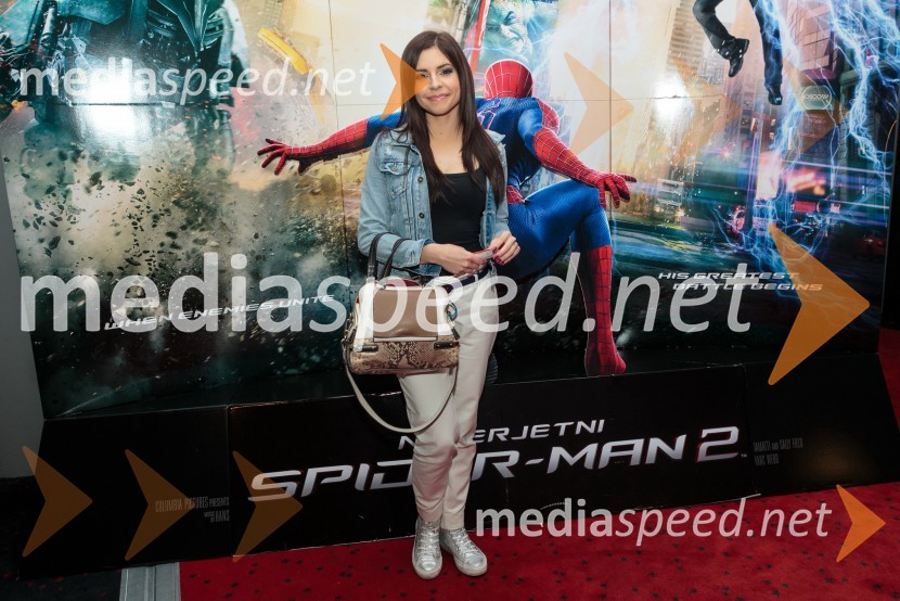  Špela  Jereb, televizijska voditeljicaNeverjetni Spider-Man na Cineplexx predpremieri