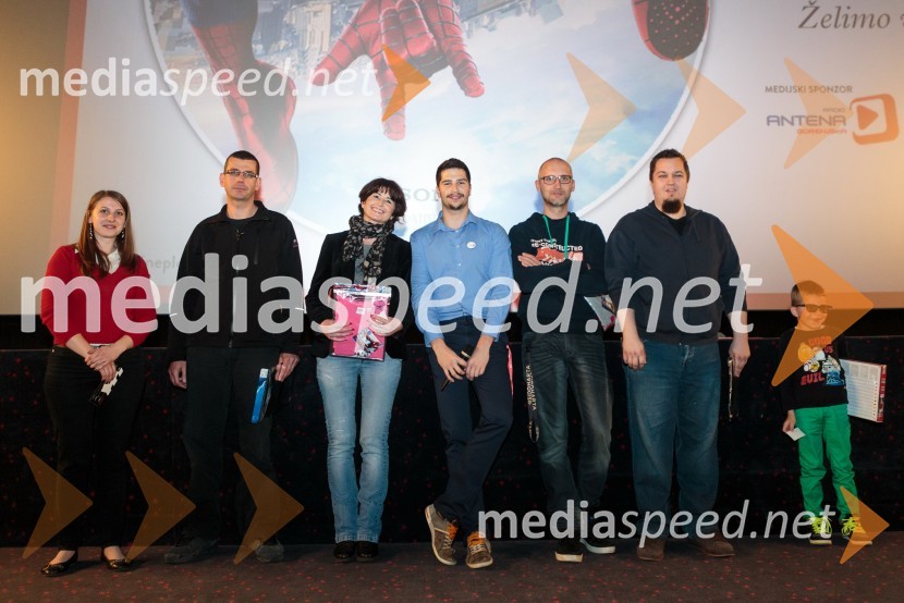  ... ;  ... ;  ... ;  Uroš Bitenc, moderator, radio Antena;  ... ;  ... ;  ... Neverjetni Spider-Man na Cineplexx predpremieri