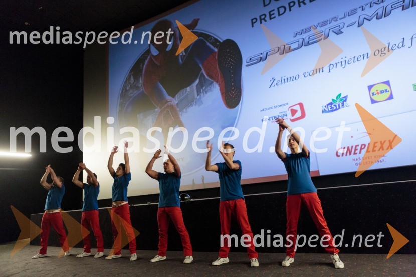 Plesno skupina V.I.P. Dance Company&nbsp;Neverjetni Spider-Man na Cineplexx predpremieri