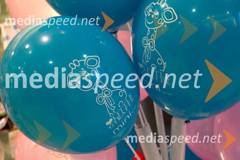 Otvoritev kotička Little Giraffe v blagovnici MaxiOtvoritev kotička Little Giraffe v blagovnici Maxi