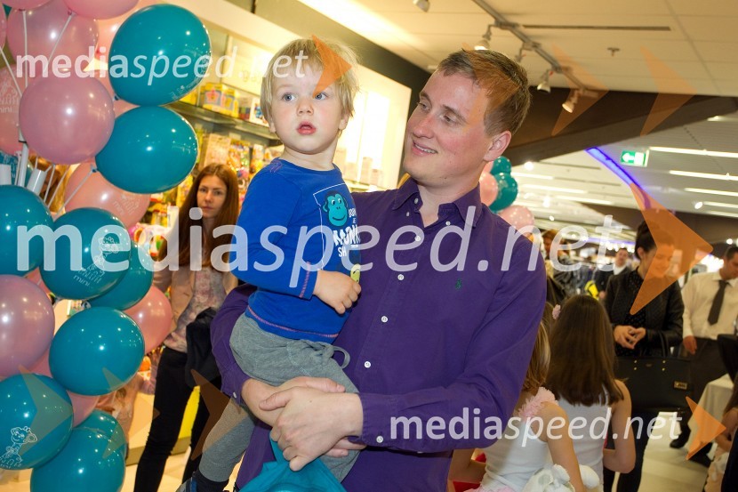 Otvoritev kotička Little Giraffe v blagovnici Maxi