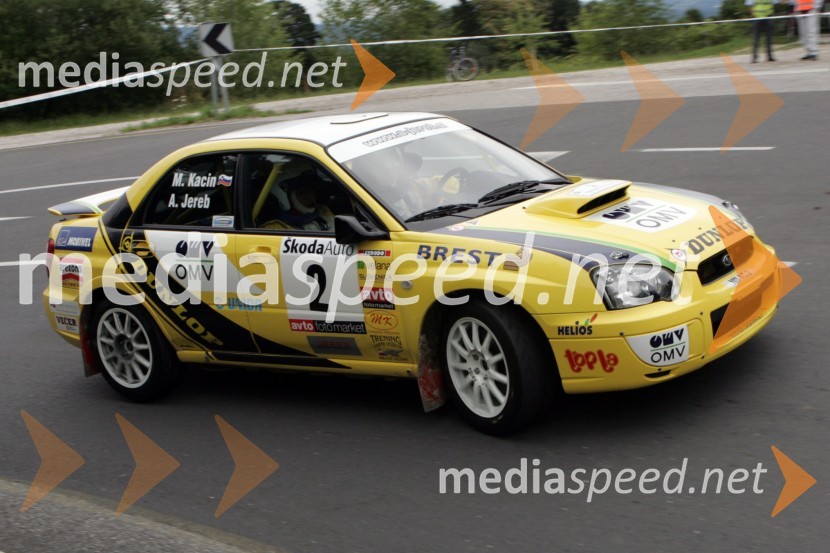 Andrej Jereb in Miran Kacin (Slovenija)RALLY, 3.Škoda rally Maribor