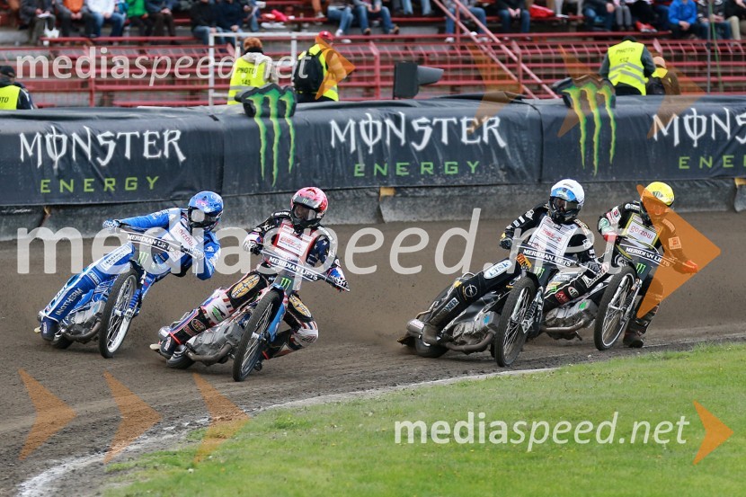  Matej Žagar, speedwayist (Slovenija);  Greg  Hancock, speedwayist (ZDA);  ... ;  Tai  Woffinden, speedwayist (Velika Britanija)Žagar mukoma do šestih točk, prvenec Kasprzaka