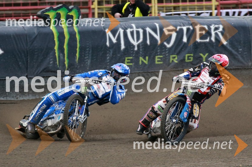  Matej Žagar, speedwayist (Slovenija);  Greg  Hancock, speedwayist (ZDA)Žagar mukoma do šestih točk, prvenec Kasprzaka