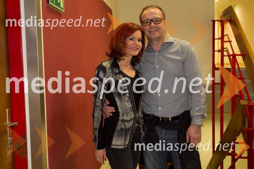  Simona  Vodopivec Franko, voditeljica;  Jure  Franko, nekdanji smučarŠTOS - 35 let, obletnica oddaje z Draganom Buličem