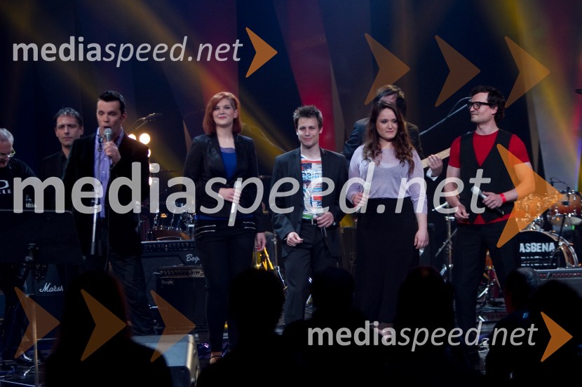  Rok Ferengja, Rok'n band;  Kristina Strašek, A-Kamela;  Samo Vovk, A-Kamela;  Barbara  Grabar, A-Kamela;  Matej Virtič, A-KamelaŠTOS - 35 let, obletnica oddaje z Draganom Buličem